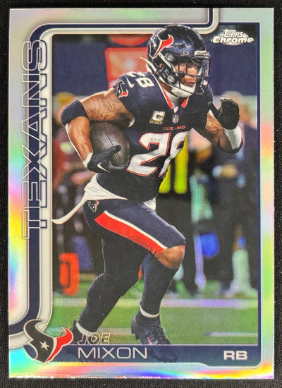 Joe Mixon 2025 Topps Chrome Refractor Texans Default Title Football