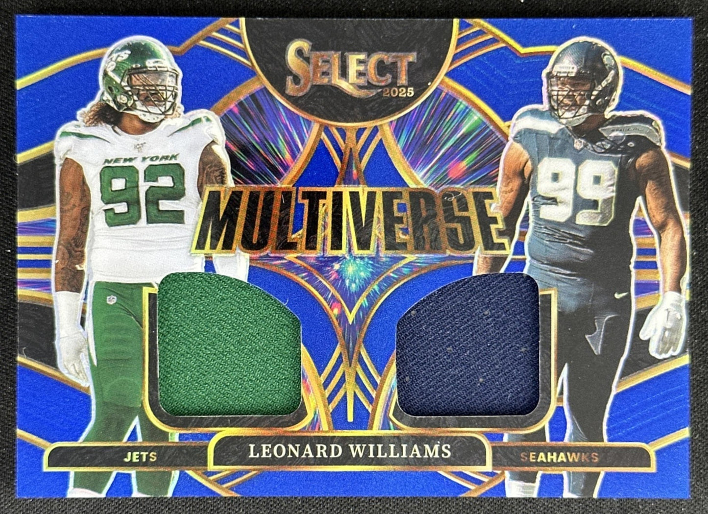 Leonard Williams 2025 Panini Select Multiverse Jerseys Blue Prizm