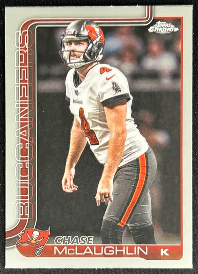 Chase McLaughlin 2025 Topps Chrome Buccaneers Default Title Sports Trading Cards
