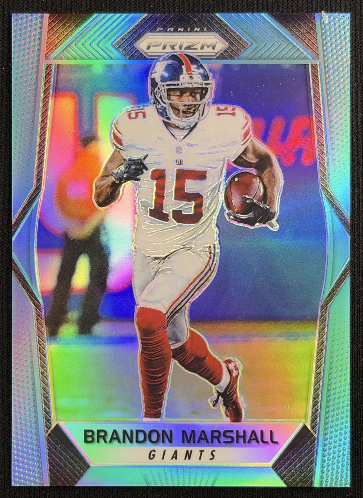Brandon Marshall 2017 Panini Prizm Light Blue /199 Giants New York Giants Sports Trading Card