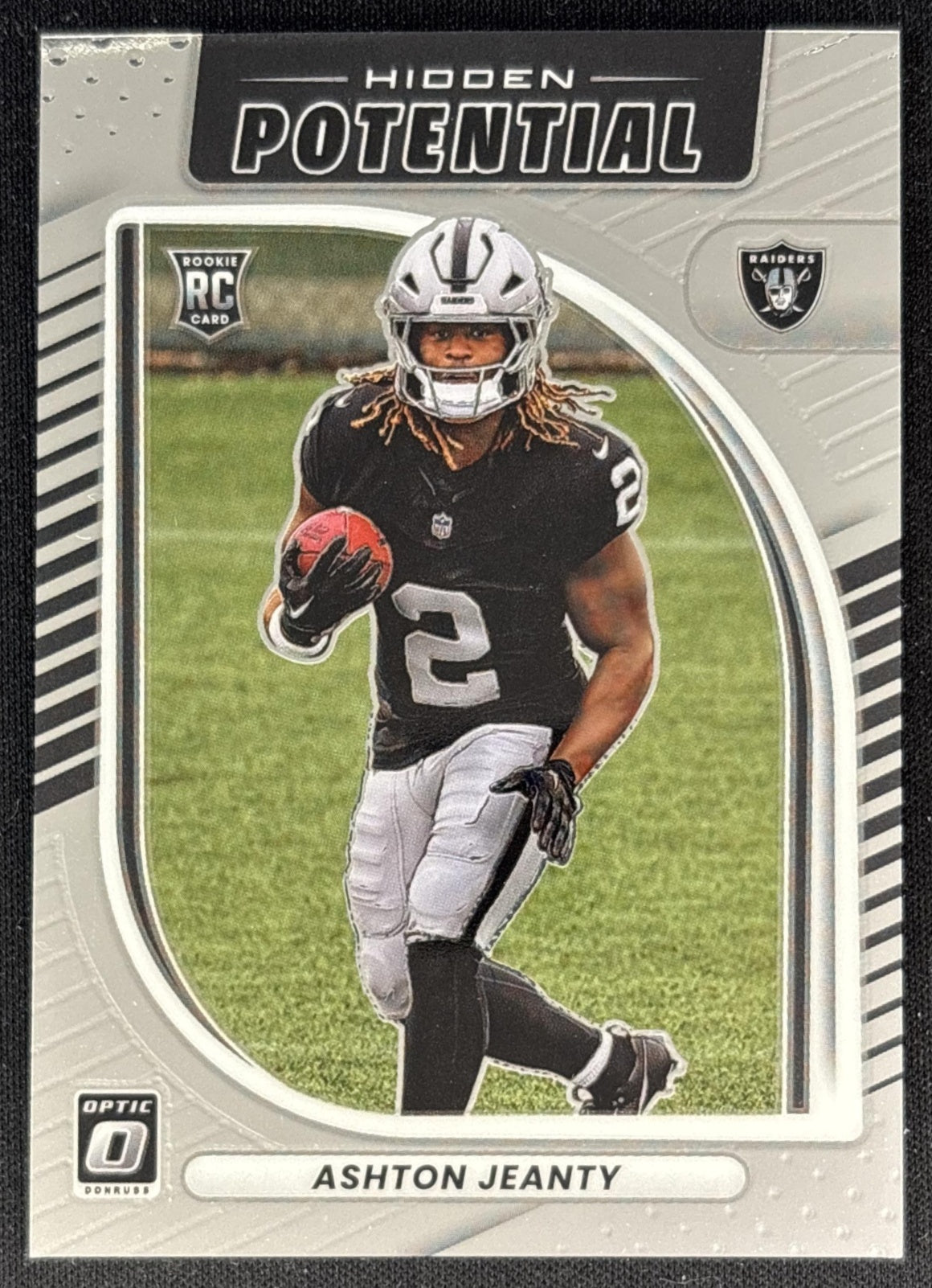 Ashton Jeanty 2025 Panini Donruss Optic Hidden Potential Raiders