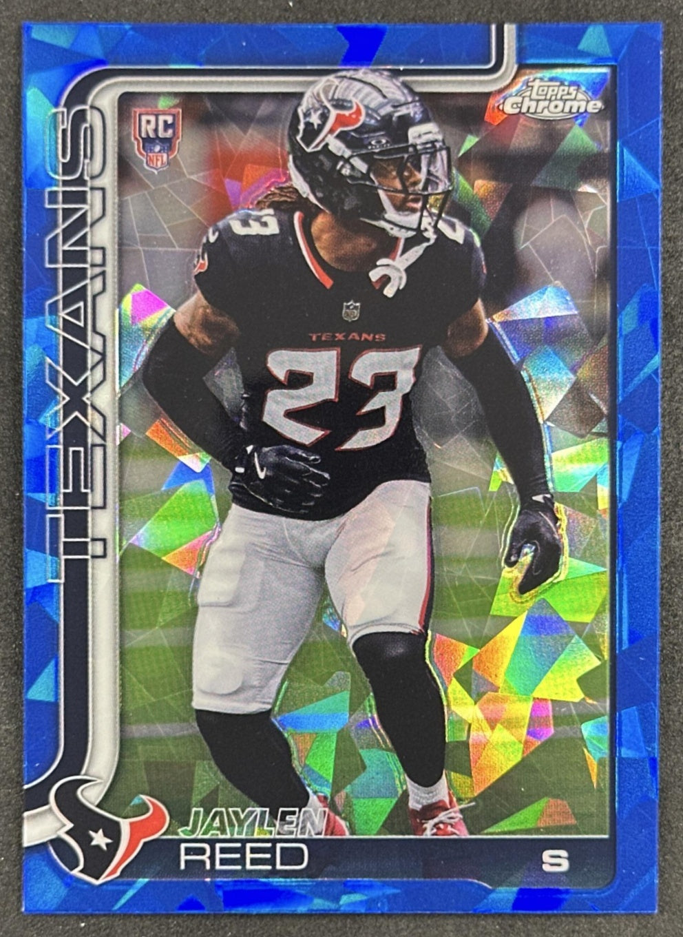 Jaylen Reed 2025 Topps Chrome Sapphire Texans