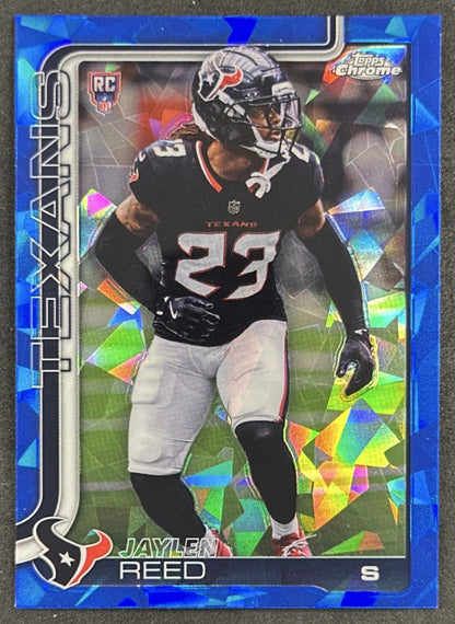 Jaylen Reed 2025 Topps Chrome Sapphire Texans