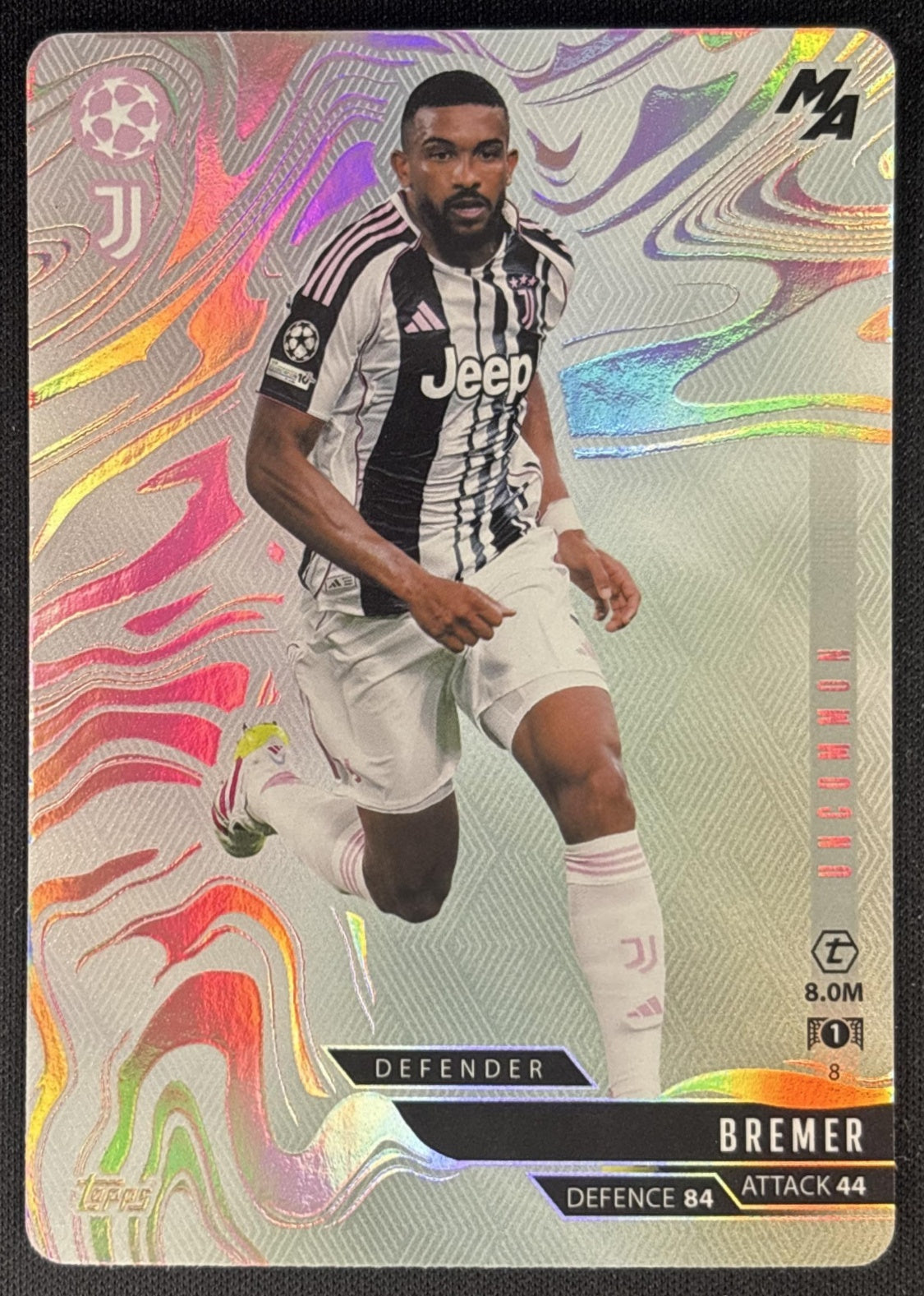 Bremer 2025 Topps Match Attax Madness UEFA Champions League Uncommon Sports Trading Cards