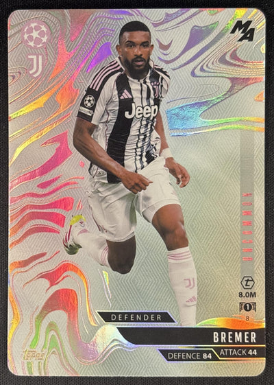 Bremer 2025 Topps Match Attax Madness UEFA Champions League Uncommon Sports Trading Cards