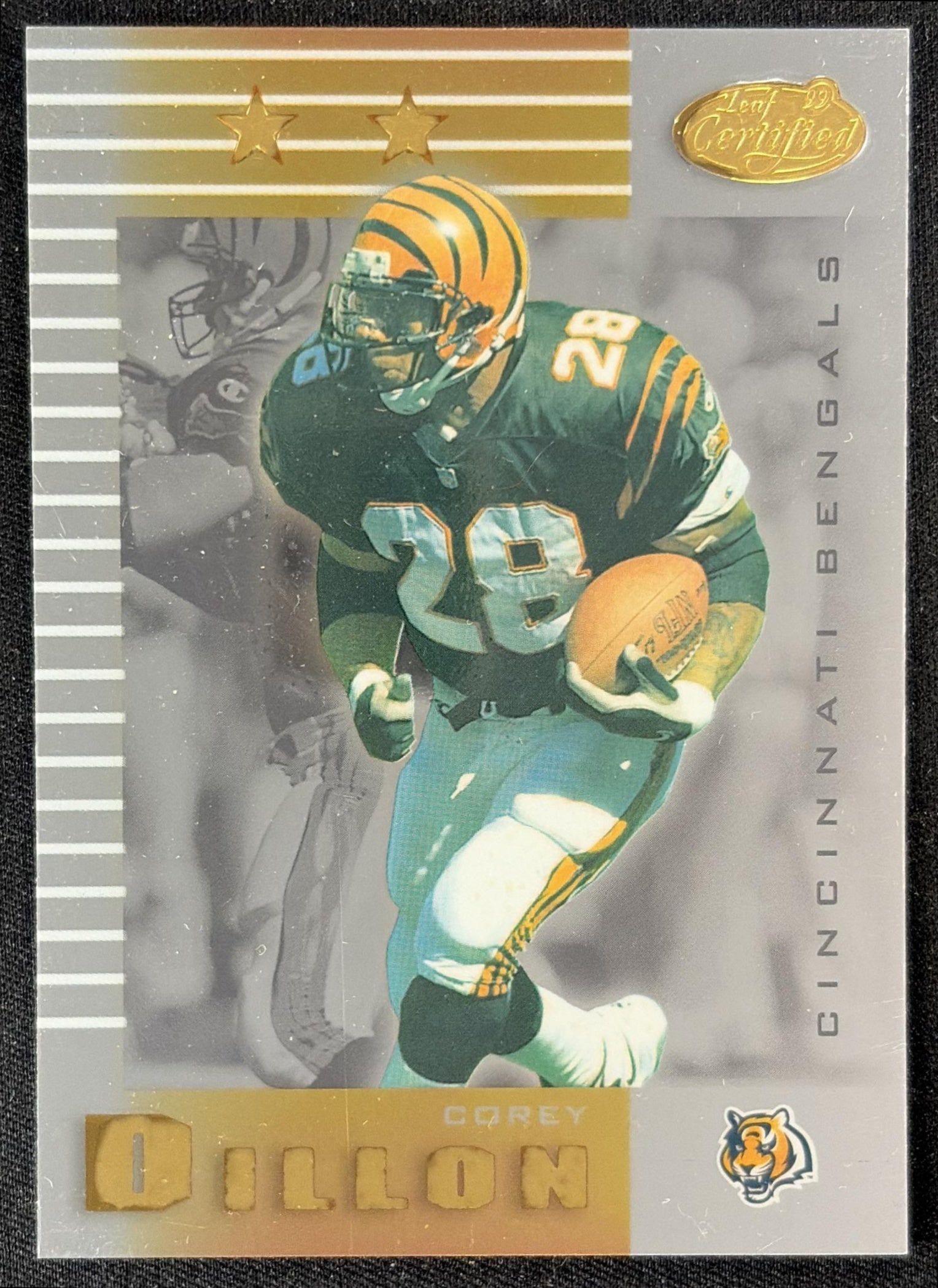 Corey Dillon 1999 Leaf Certified Bengals