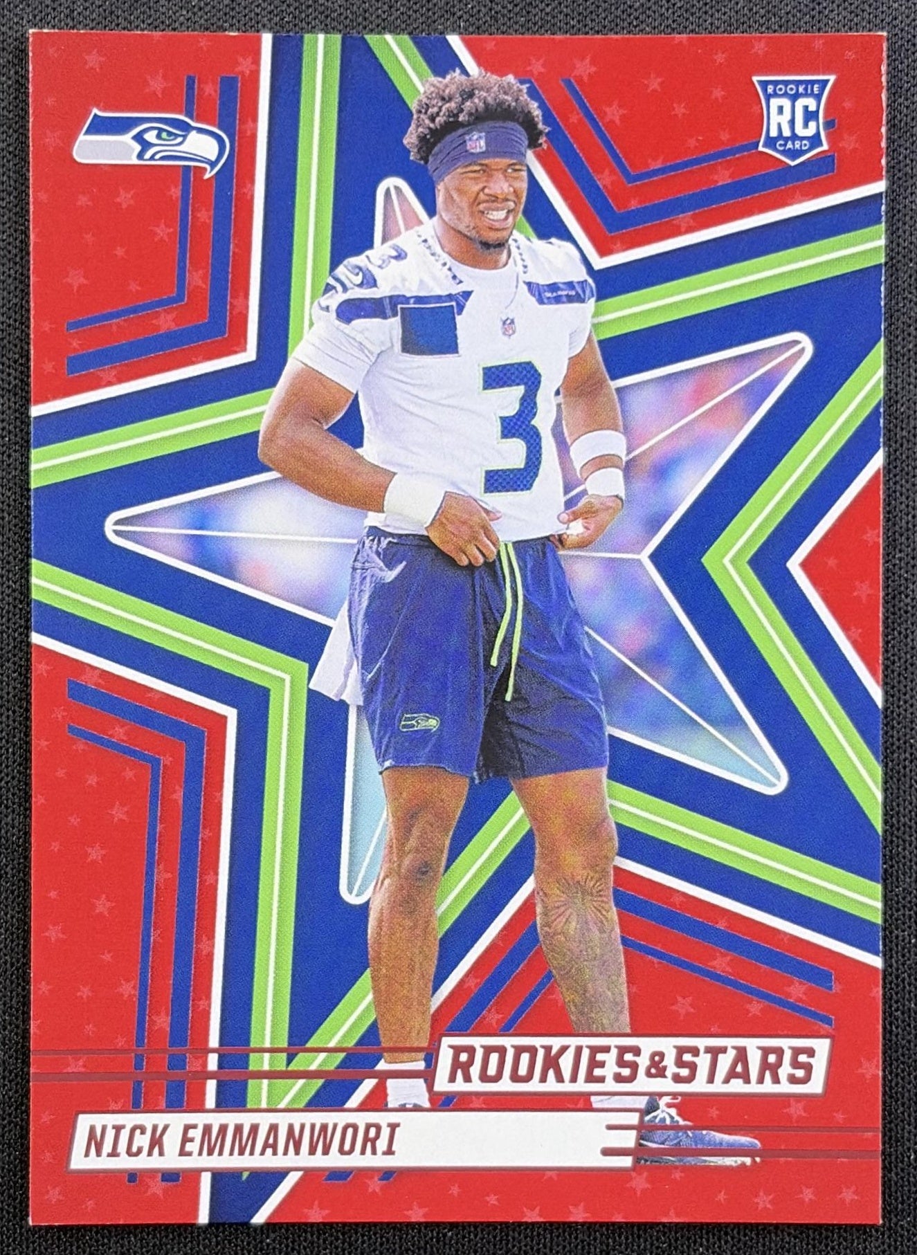 Nick Emmanwori 2025 Panini Rookies & Stars Red Seahawks Seattle Seahawks