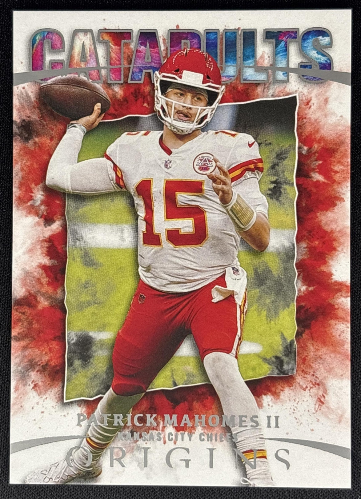 Patrick Mahomes II 2021 Panini Origins Catapults Chiefs
