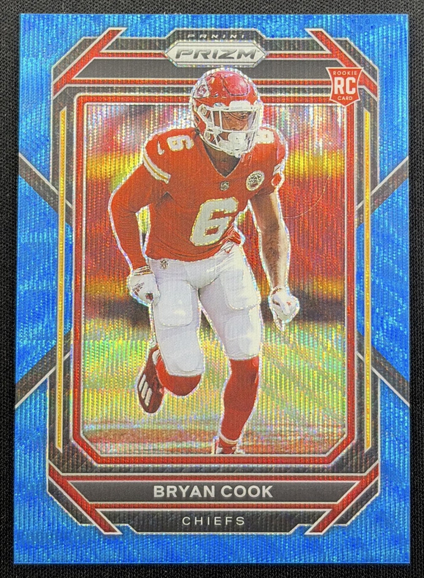 Bryan Cook 2022 Panini Prizm Blue Wave /199 Chiefs