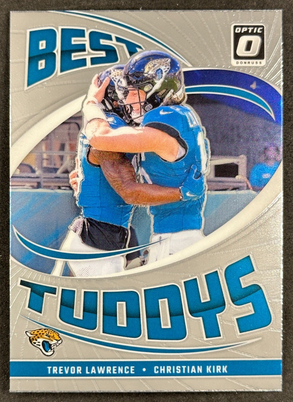 Christian Kirk Trevor Lawrence 2024 Donruss Optic Best Tuddys Jaguars Sports Trading Card
