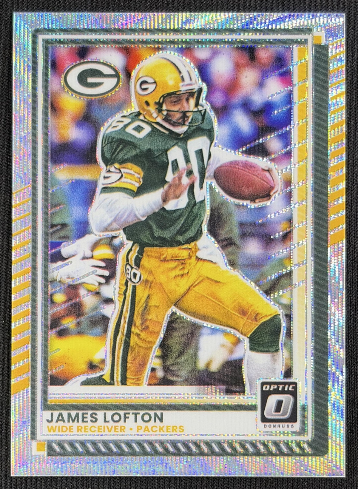 James Lofton 2025 Panini Donruss Optic Wave Prizm /300 Packers