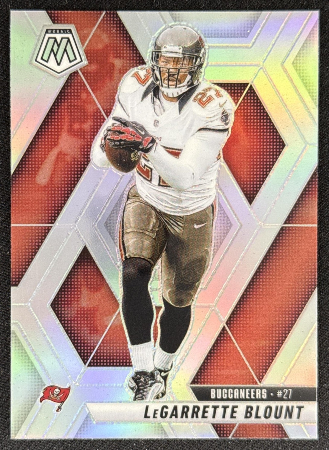 LeGarrette Blount 2025 Panini Mosaic Silver Prizm Buccaneers Sports Trading Card