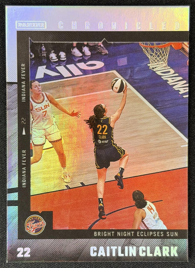 Caitlin Clark 2025 Panini Chronicled WNBA Holo Fever 27 Sports Trading Card