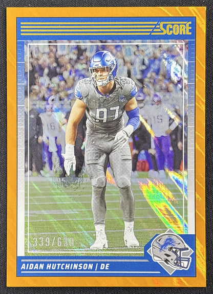 Aidan Hutchinson 2024 Panini Score Lava /630 Lions