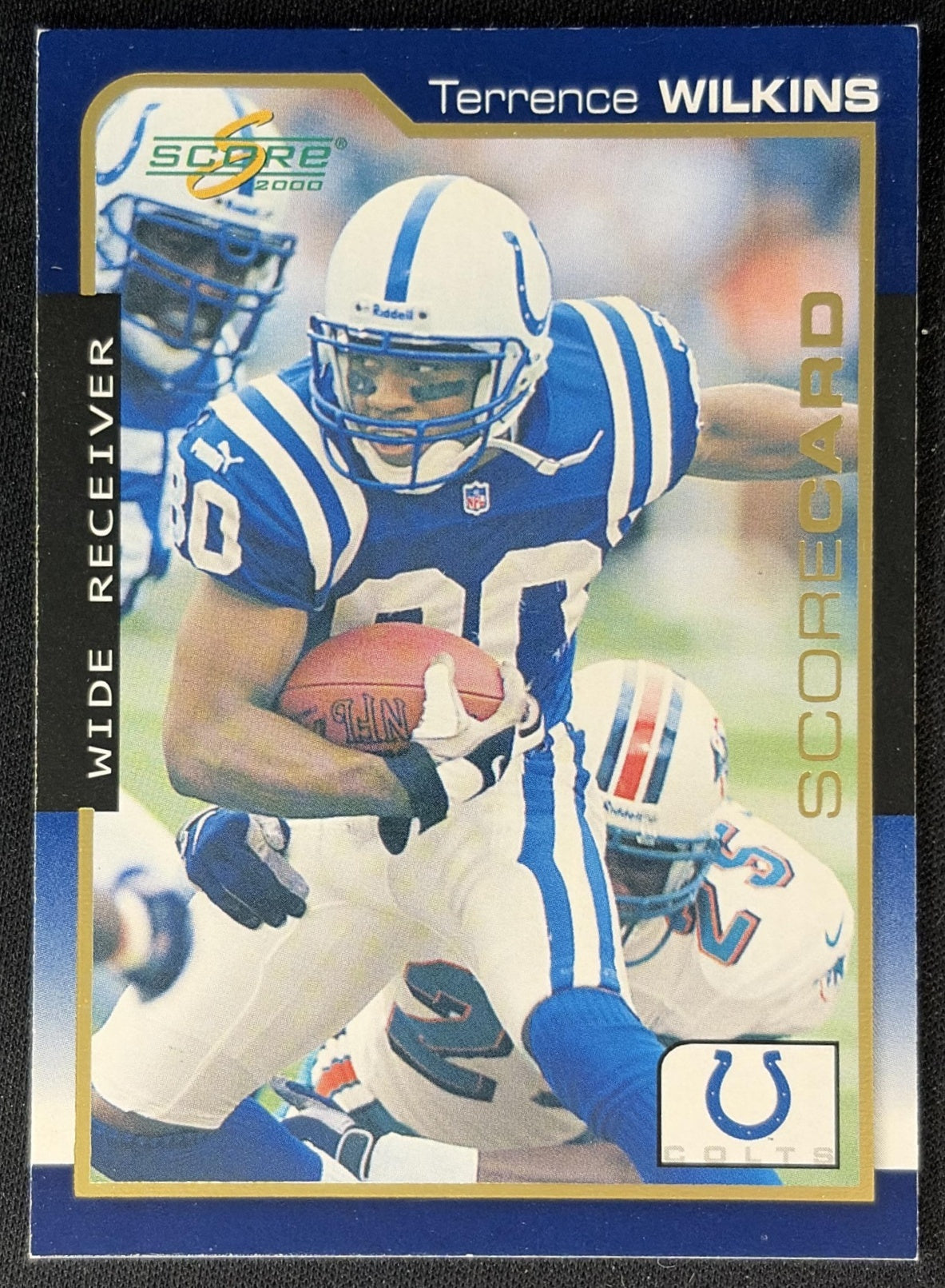 Terrence Wilkins 2000 Score Scorecard /2000 Colts front