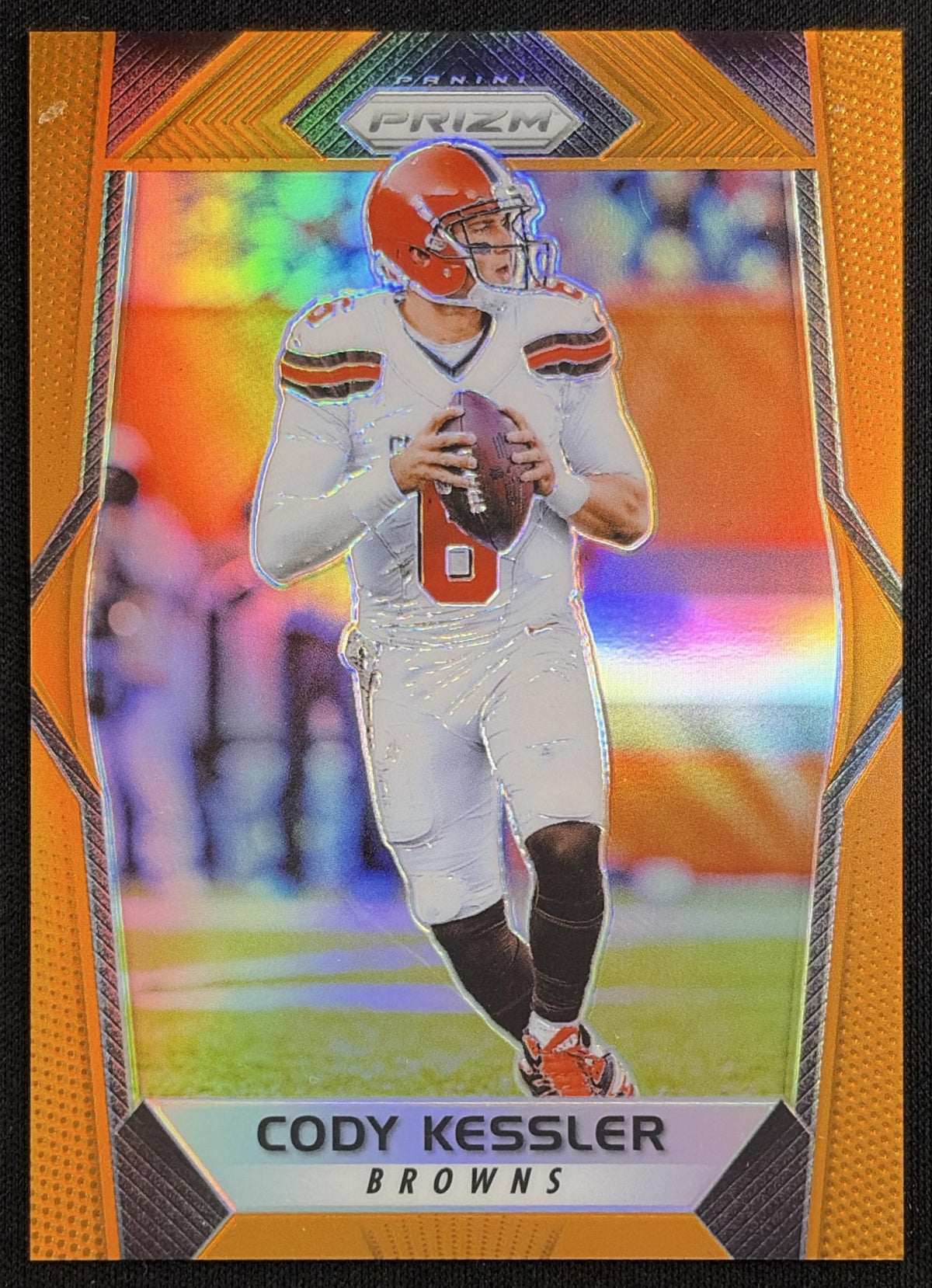 Cody Kessler 2017 Panini Prizm Orange /275 Browns Cleveland Browns Sports Trading Card