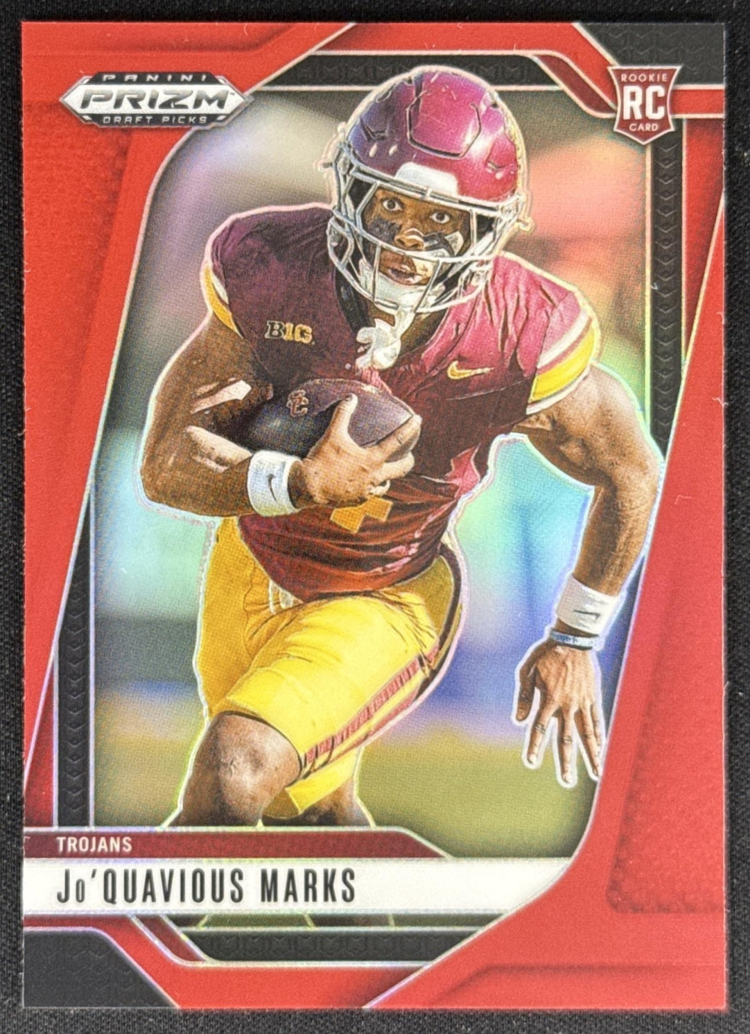 Woody Marks 2025 Panini Prizm Draft Picks Red /399 Trojans Sports Trading Card