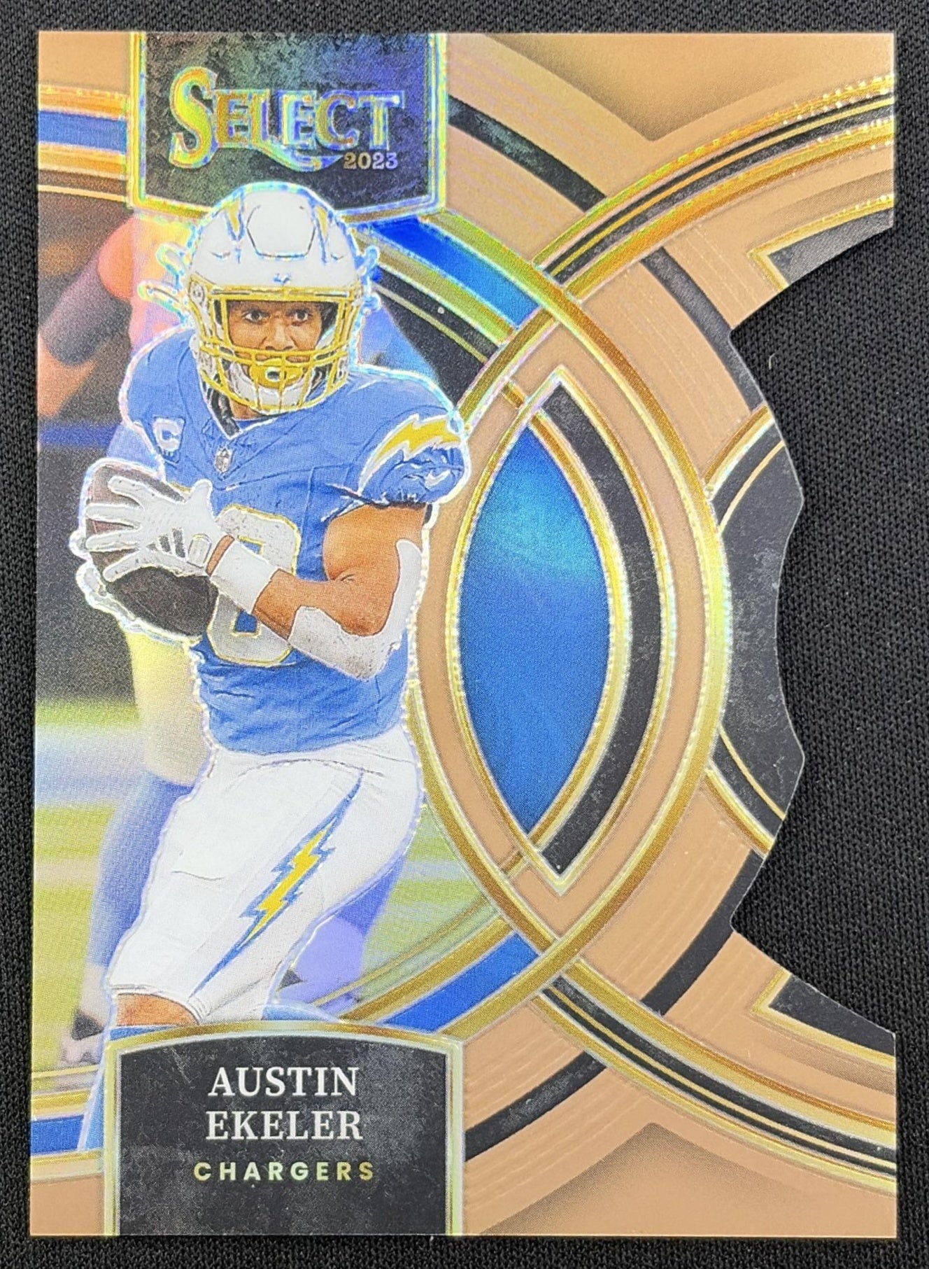 Austin Ekeler 2023 Panini Select Copper Prizms Die Cut /299 Chargers