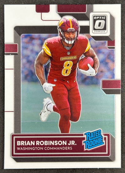 Brian Robinson Jr. 2022 Donruss Optic Rated Rookie Commanders 49ers Default Title Football