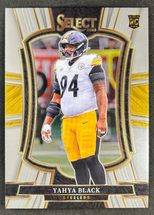 Yahya Black 2025 Select Premier Level Steelers