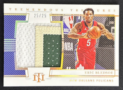 Eric Bledsoe 2020 Panini National Treasures Tremendous Prime /25 Pelicans