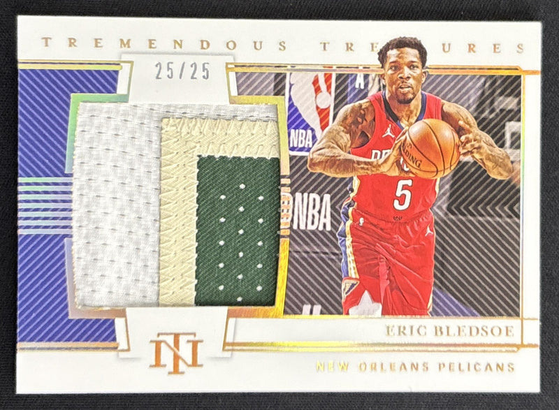Eric Bledsoe 2020 Panini National Treasures Tremendous Prime /25 Pelicans