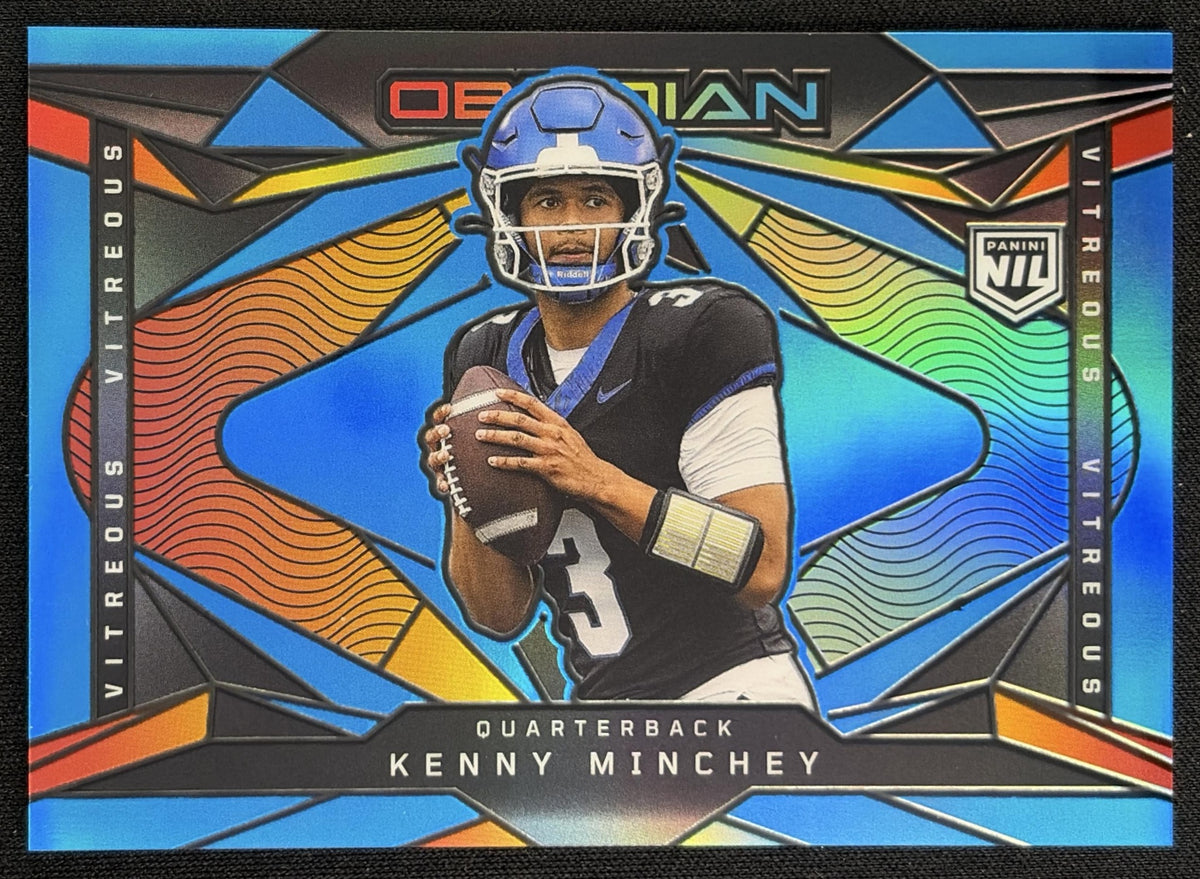 Kenny Minchey 2026 Panini Obsidian Vitreous Blue /49 Wildcats