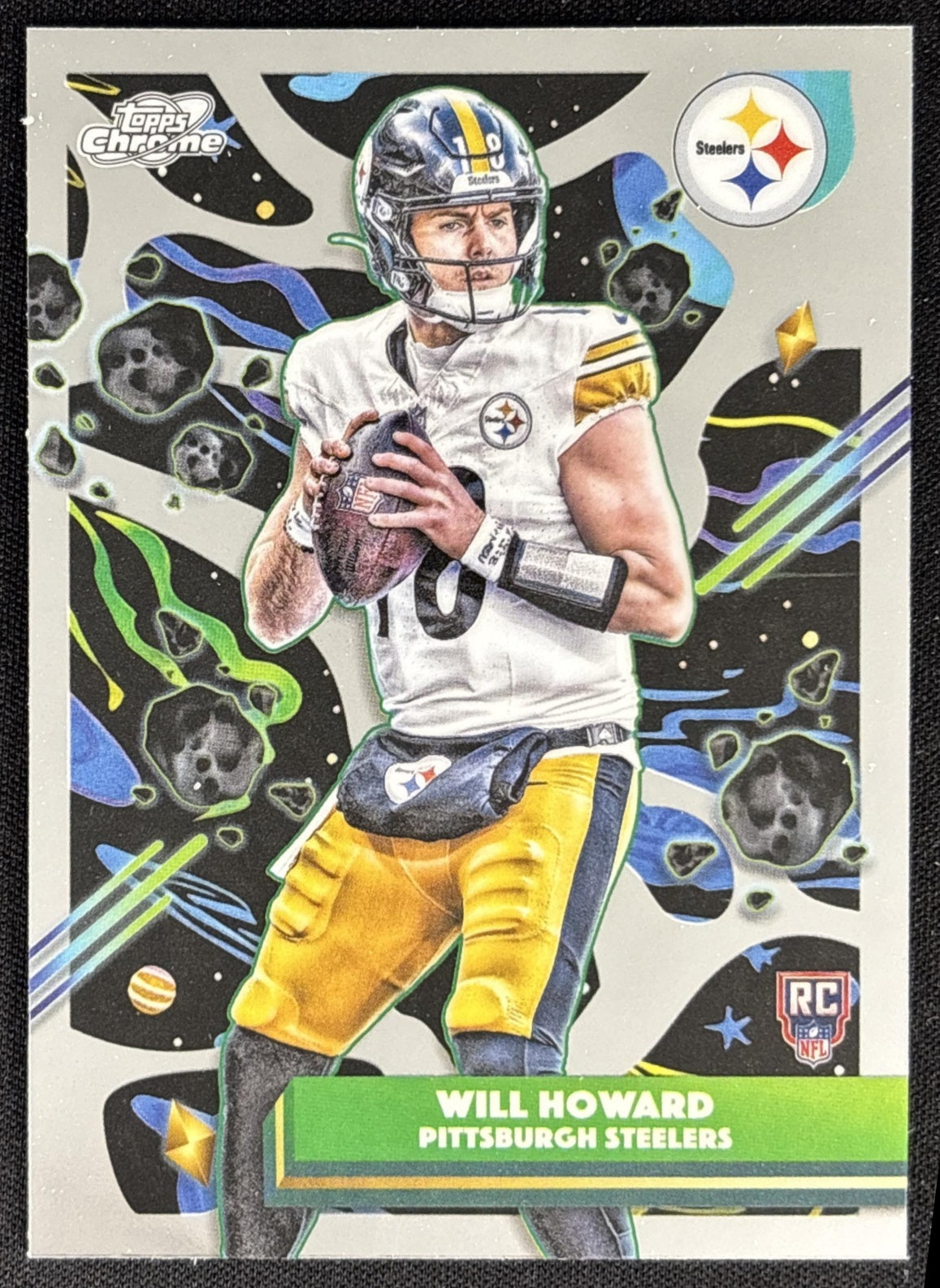 Will Howard 2025 Topps Cosmic Chrome Steelers