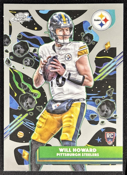 Will Howard 2025 Topps Cosmic Chrome Steelers
