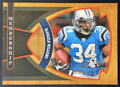 DeAngelo Williams 2007 Donruss Classics Membership Bronze /1000 Panthers Football