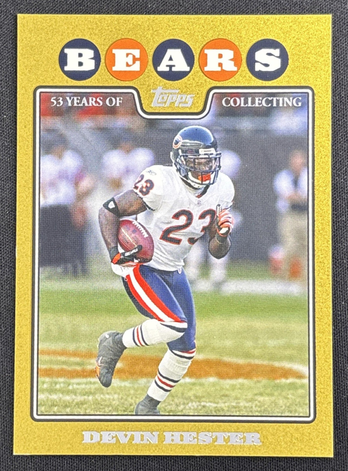 Devin Hester 2008 Topps Gold /2008 Bears front