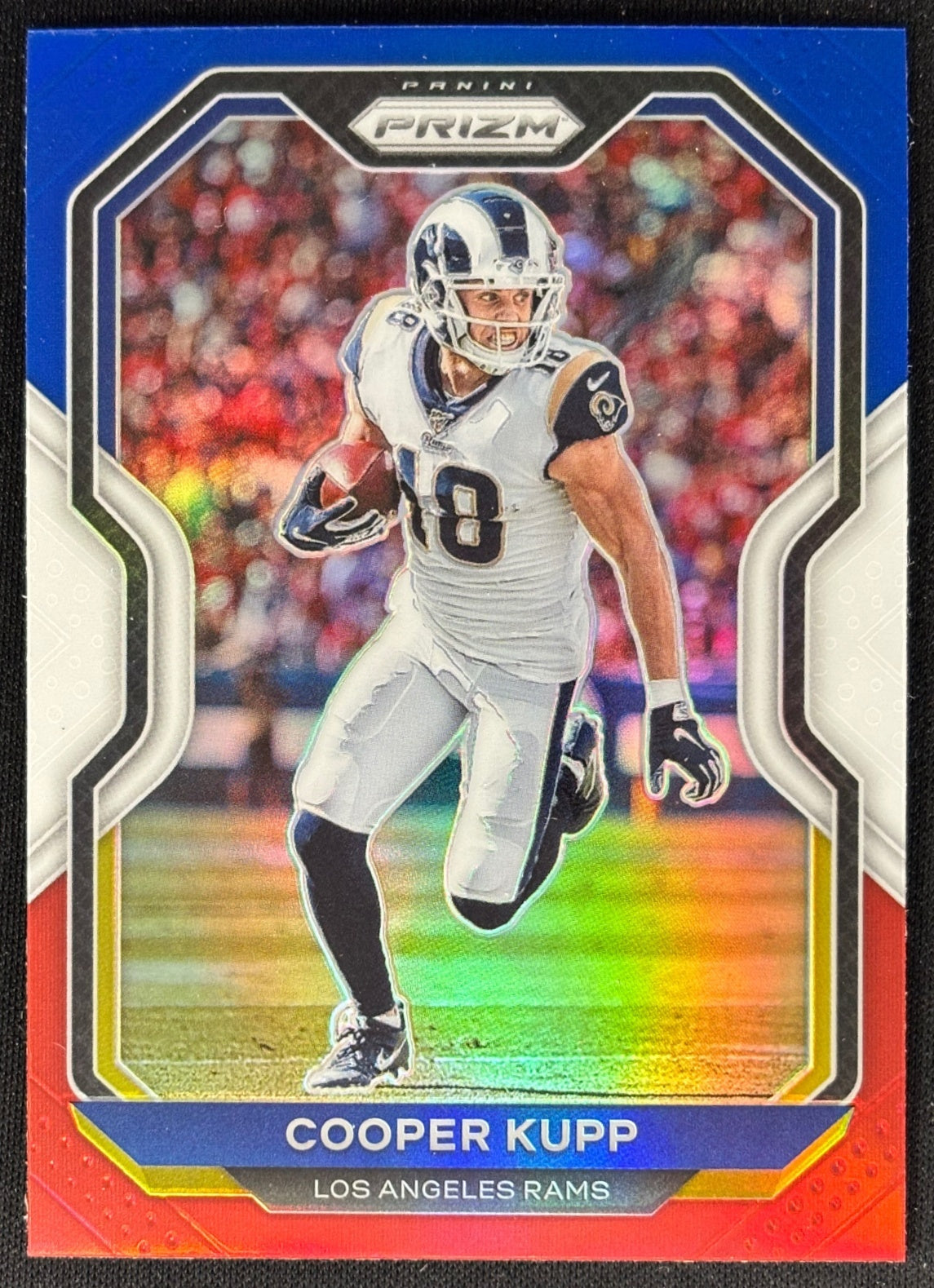 Cooper Kupp 2020 Prizm Red White and Blue Rams - front