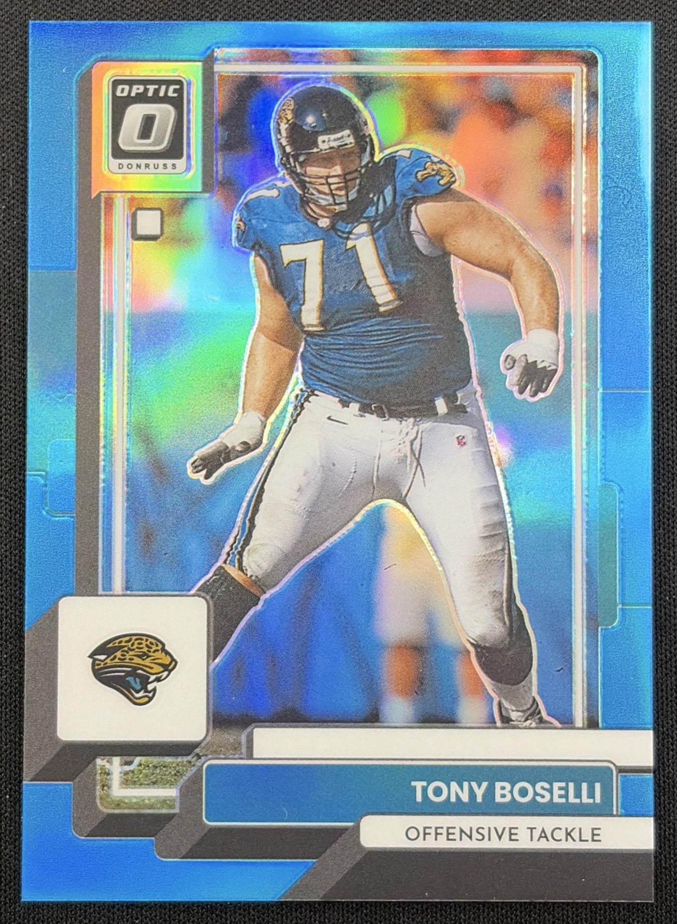 Tony Boselli 2023 Panini Donruss Optic Aqua Prizm /299 Jaguars