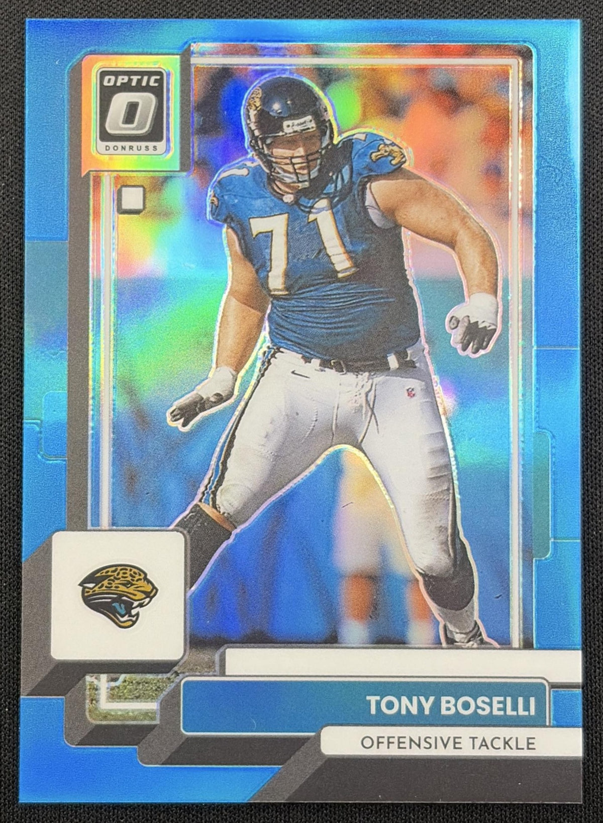 Tony Boselli 2023 Panini Donruss Optic Aqua Prizm /299 Jaguars