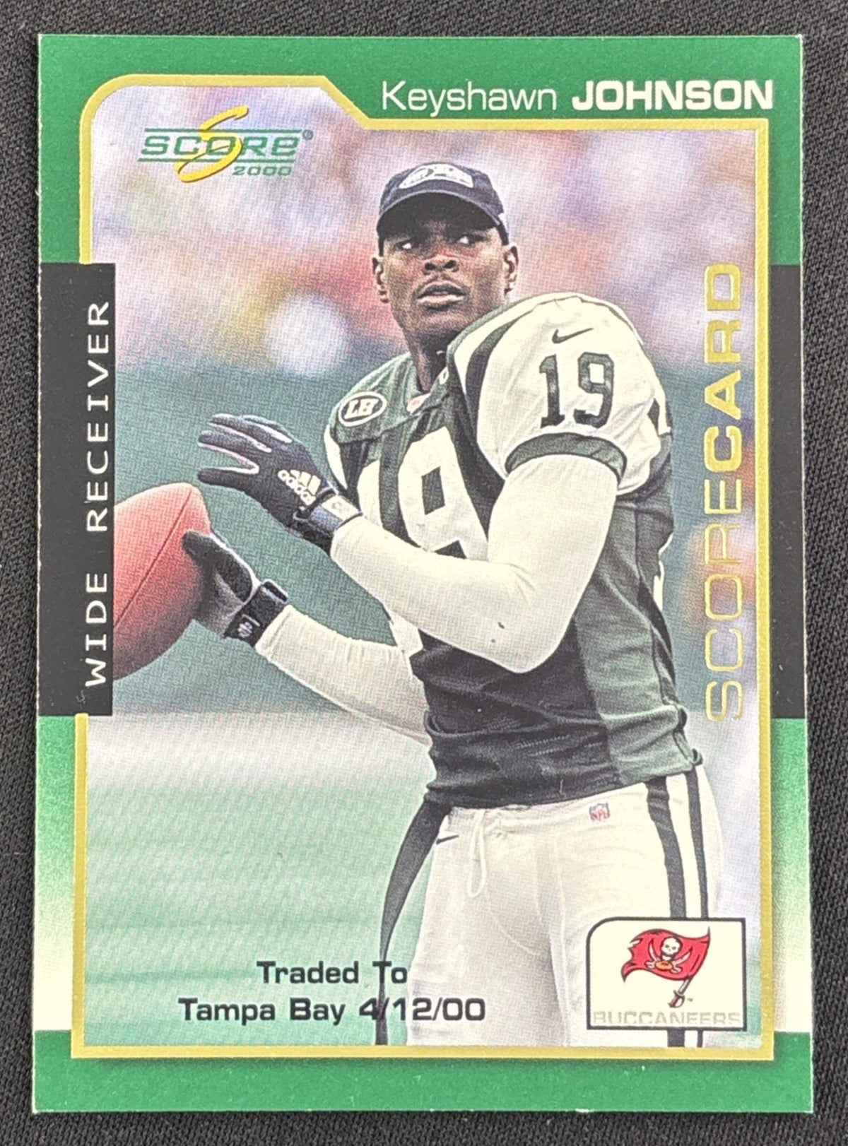 Keyshawn Johnson 2000 Score Scorecard /2000 Buccaneers