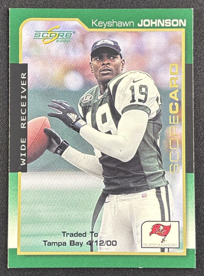 Keyshawn Johnson 2000 Score Scorecard /2000 Buccaneers
