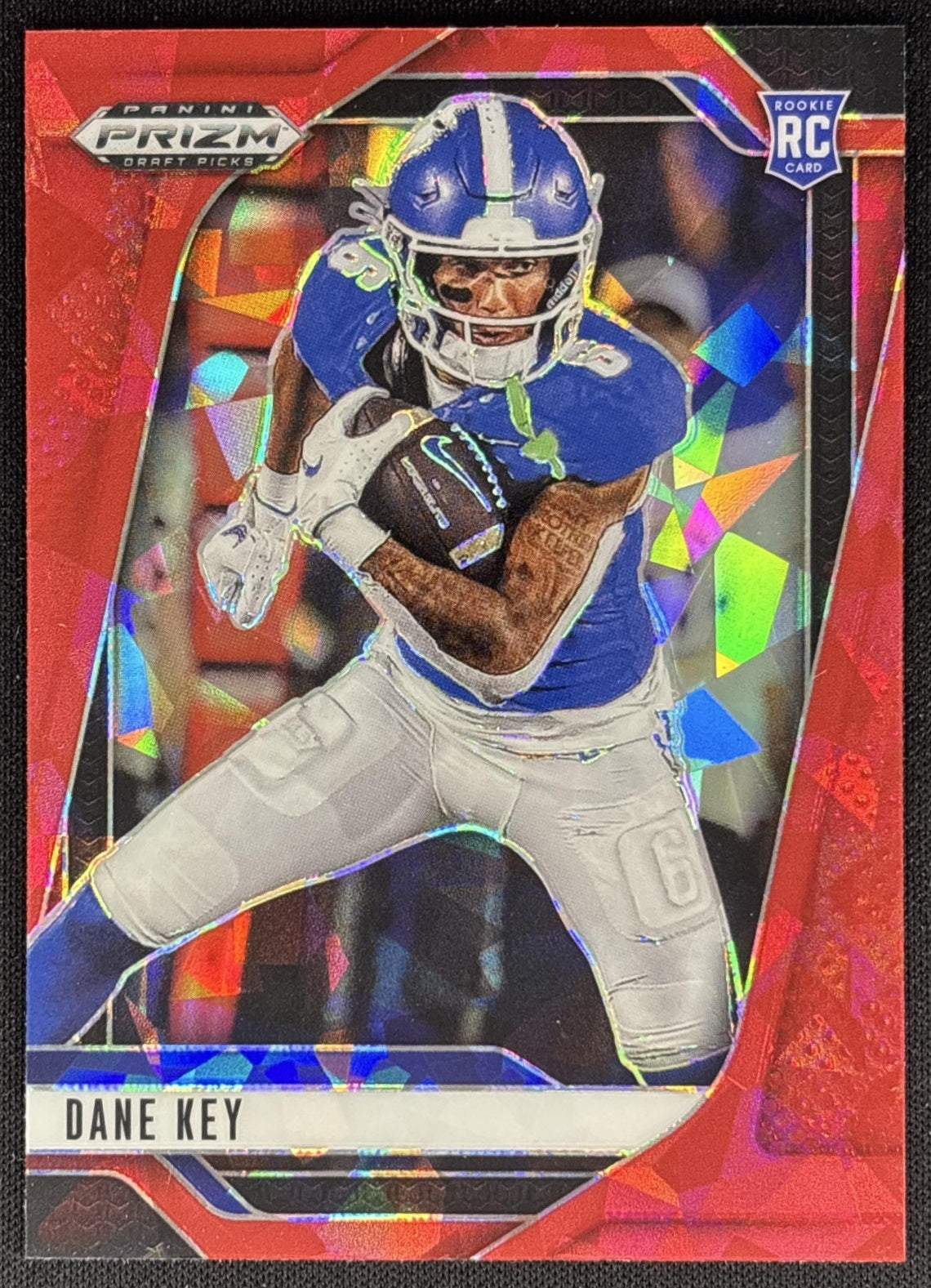 Dane Key 2025 Panini Prizm Draft Picks Red Ice Wildcats Broncos Sports Trading Card