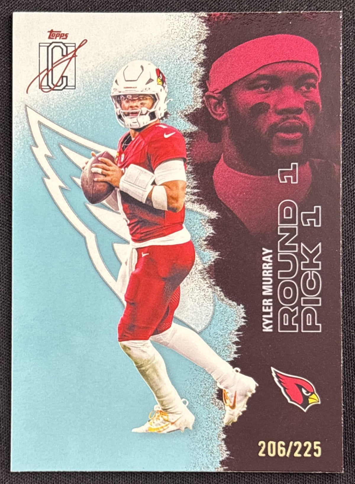 Kyler Murray 2025 Topps Signature Class Veteran Teal Foil /225 Cardinals