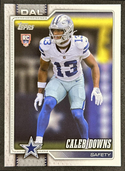 Caleb Downs 2026 Topps Flagship Rookie Cowboys Sports Trading Card