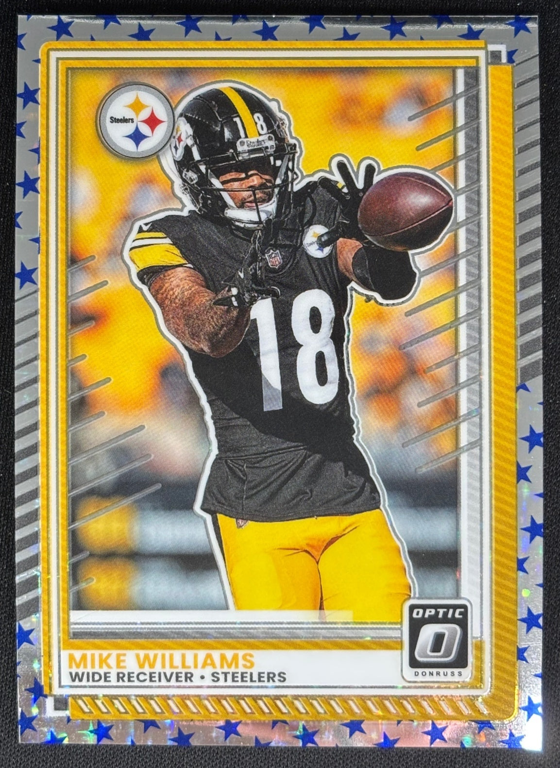 Mike Williams 2025 Donruss Optic Stars Prizm Steelers Default Title Football