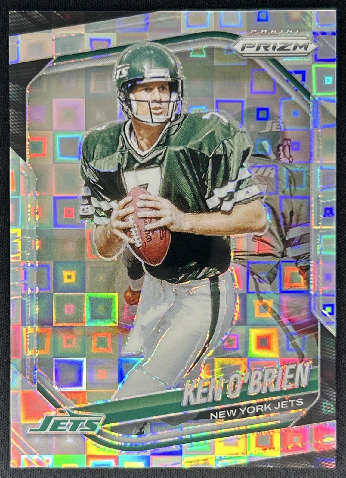 Ken O'Brien 2025 Panini Prizm Pandora /400 Jets Front