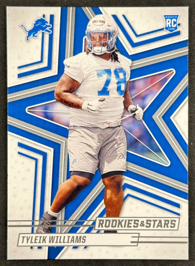 Tyleik Williams 2025 Panini Rookies & Stars Lions Sports Trading Cards