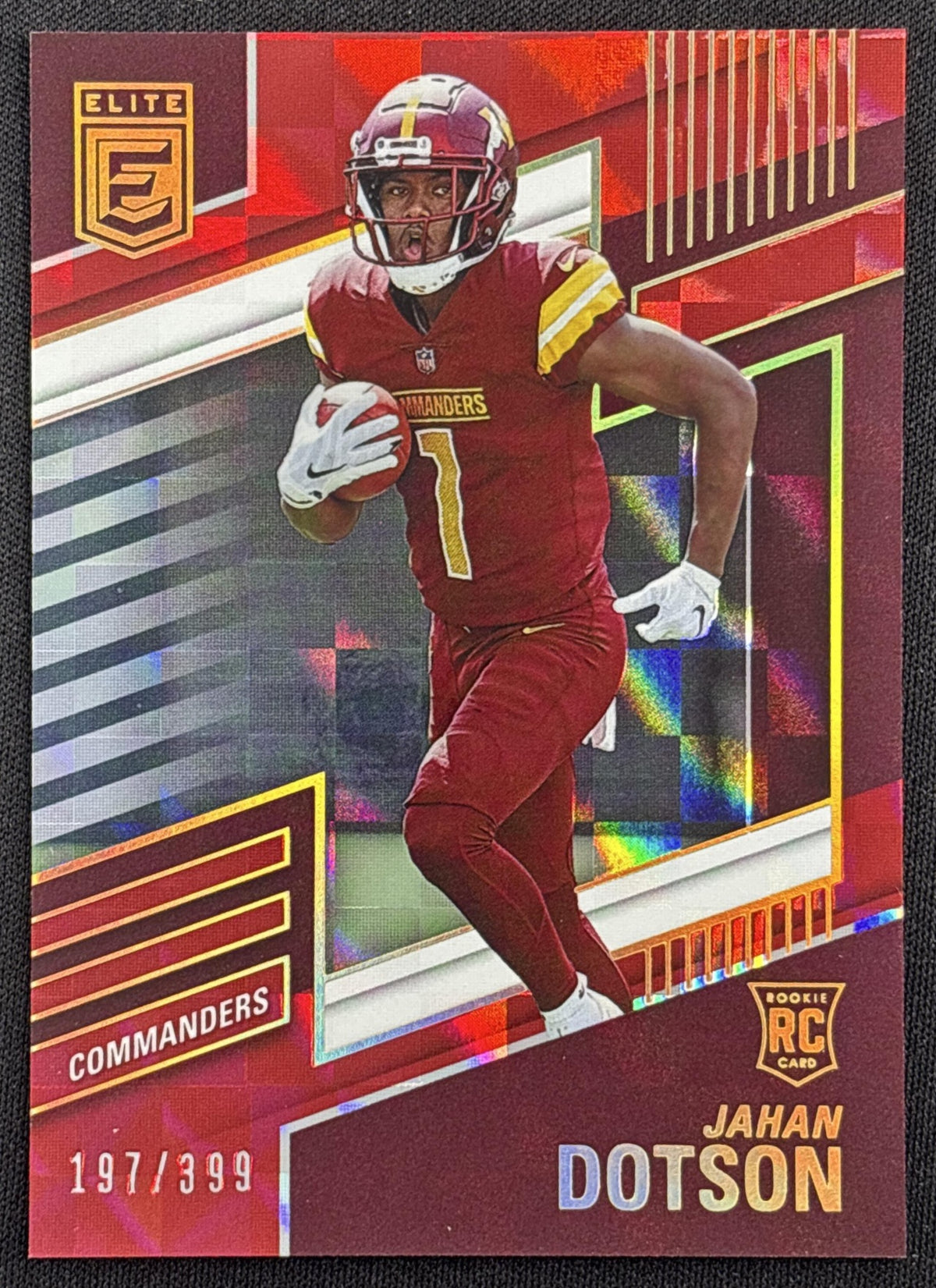 Jahan Dotson 2022 Panini Donruss Elite Red /399 Commanders