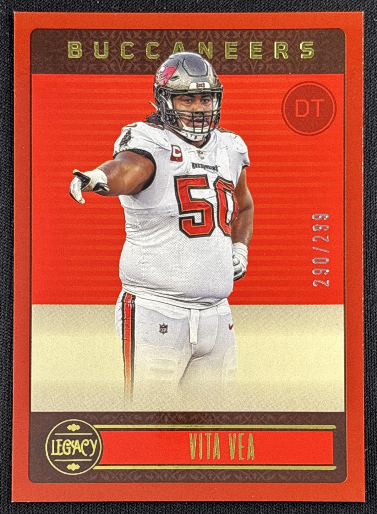 Vita Vea 2023 Panini Legacy Red /299 Buccaneers
