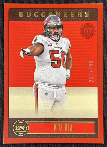 Vita Vea 2023 Panini Legacy Red /299 Buccaneers