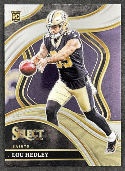 Lou Hedley 2023 Panini Select Club Level Saints Sports Trading Cards