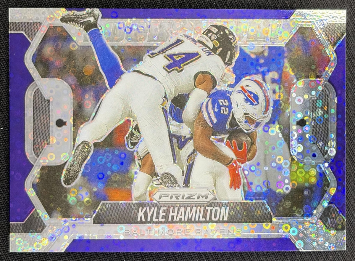 Kyle Hamilton 2025 Panini Prizm Lockdown No Huddle Ravens Baltimore Ravens
