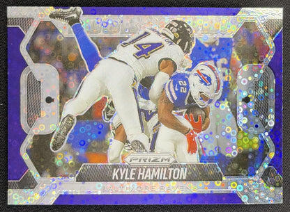 Kyle Hamilton 2025 Panini Prizm Lockdown No Huddle Ravens Baltimore Ravens