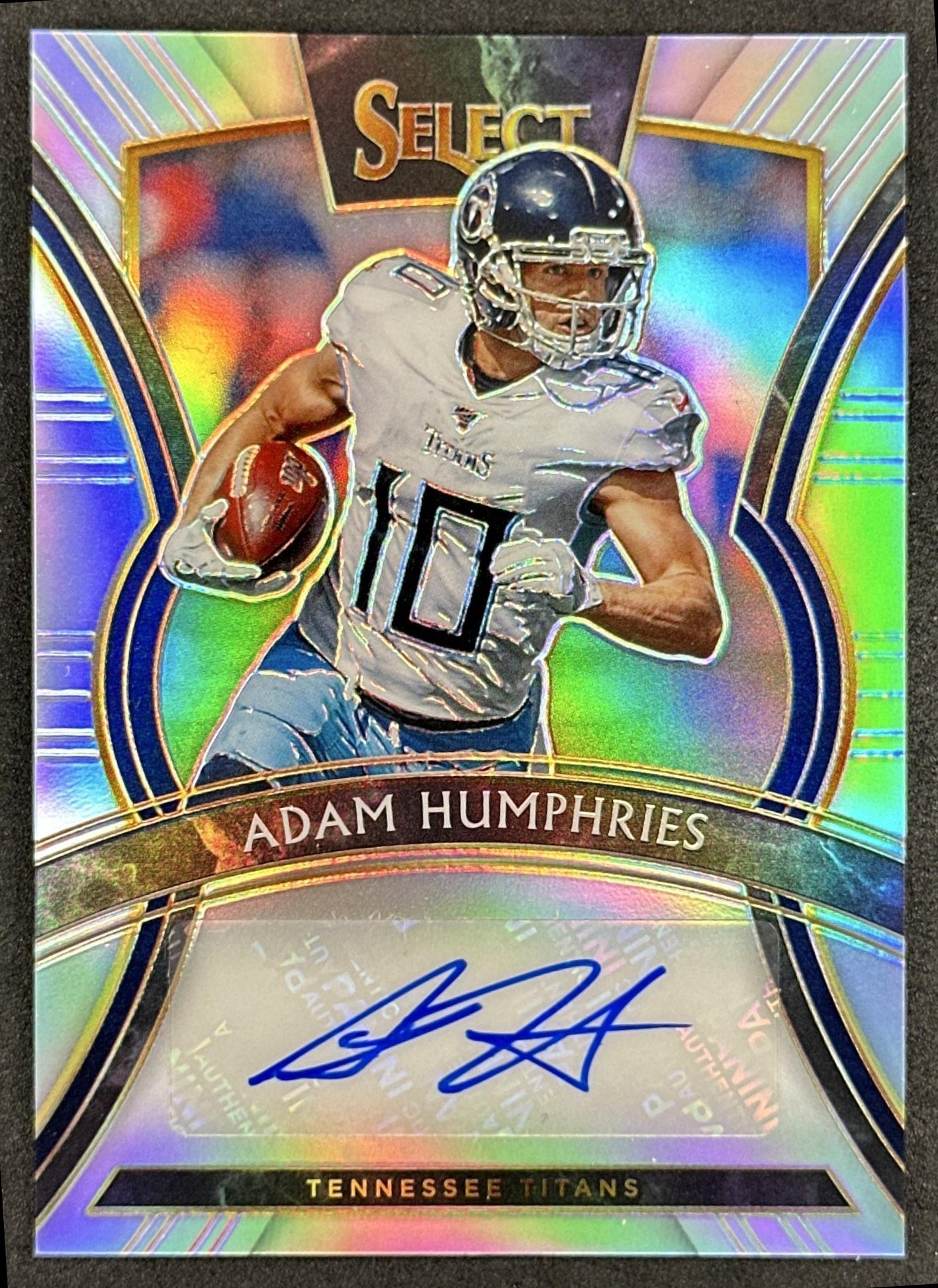Austin Hooper 2020 Panini Select Signatures Prizm /199 Browns