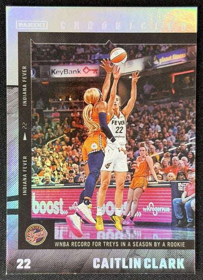 Caitlin Clark 2025 Panini Chronicled WNBA Holo Fever 9